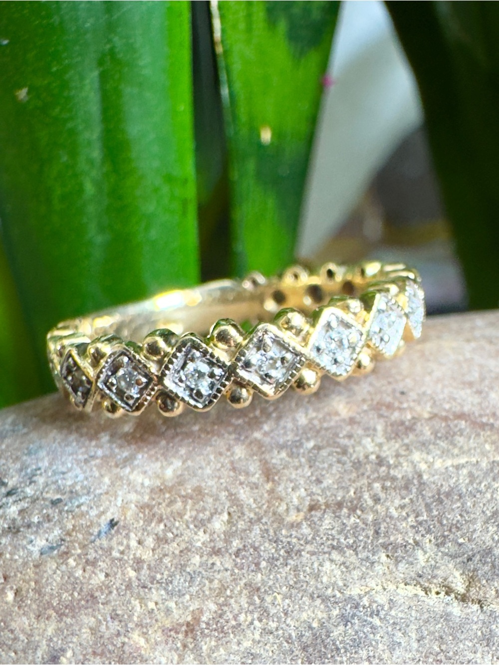18k Diamonds Band Ring
